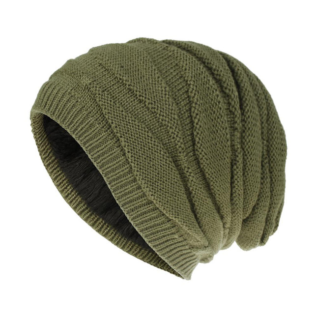 Unisex Winter Beanie Hat | Acrylic Fleece Lined | Warm Stretchy Outdoor Cap | Solid Color | Machine Washable | Classic Fisherman Style | Durable Elastic | Cold Weather Protection