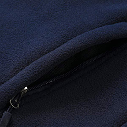 Men's Fleece Jacket | Winter Warm Outerwear | Soft Zip-up Coat for Men | Casual Comfortable Style | Outdoor Layer