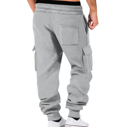 Men's Hooded Sweatshirt and Jogger Pants Set | Relaxed Fit | Adjustable Drawstring Hood | Full-Length Elastic Cuff Joggers | Soft Breathable Cotton Blend | Casual Sportswear Loungewear | Pockets