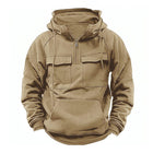 Men's Vintage Hoodie | Thickened Warm Fabric | Multi-Pocket Design | Loose Fit Long Sleeve | Hooded Outerwear | Retro Aesthetic | Casual Comfort | Winter Essential | Versatile Layering | Durable Construction