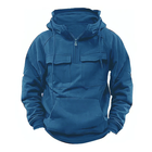 Men's Vintage Hoodie | Thickened Warm Fabric | Multi-Pocket Design | Loose Fit Long Sleeve | Hooded Outerwear | Retro Aesthetic | Casual Comfort | Winter Essential | Versatile Layering | Durable Construction