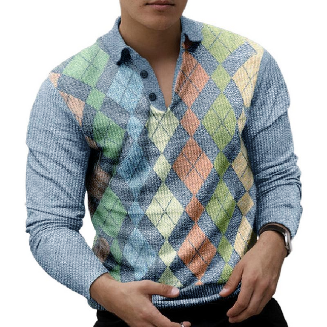 Men's Polo Shirt | Casual 3D Printed Lapel | Short Sleeve | Lightweight Breathable Fabric | Stylish Patterns | Versatile Colors | Modern Classic Look | Comfortable Fit