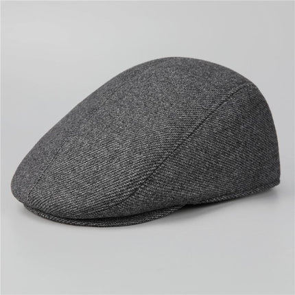 Retro Casual Beret | Warm Earmuff Hat | Fashionable Winter Headwear | Unisex Vintage Style | Cozy Fabric | Classic Design