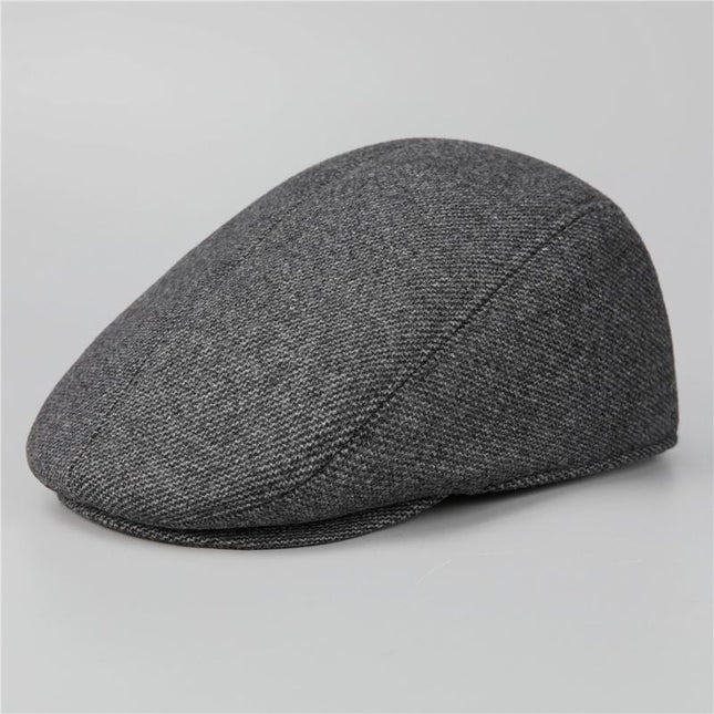 Retro Casual Beret | Warm Earmuff Hat | Fashionable Winter Headwear | Unisex Vintage Style | Cozy Fabric | Classic Design