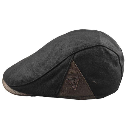 Men's Retro Wool Blend Beret | Timeless Winter Hat | Soft Warm Insulation | Classic Style | Charcoal Gray | Deep Navy | Rich Black | Versatile Fashion Accessory | Comfortable Fit | Ideal for Casual & Semi-Formal Wear