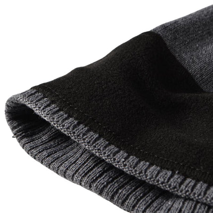 Men's Outdoor Hat | Warm Wool Acrylic Blend | Straight Brim | Flat Weave Round Top | Sun & Wind Protection | Hiking Camping | Color Options: Black, Navy Blue, Dark Gray, Charcoal Gray