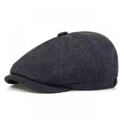 Men's Warm Vintage Cotton Beret | Classic Style Hat | Soft Breathable Fabric | Comfortable Fit | Versatile Accessory | One Size | Stylish Colors | Perfect for Fall Winter | Easy to Pack Travel Companion
