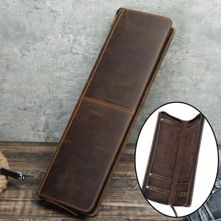 Men's Tie Organizer | Vintage Style Tie Storage | Lightweight Travel Tie Bag | Durable Portable Tie Case | Business & Travel Essentials | Classic Men's Accessories | Secure Closure | Spacious Design