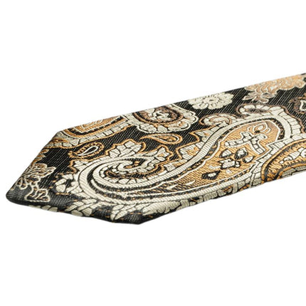 Men's Paisley Cashew Pattern Neck Tie | Stylish Business Casual | Elegant Design for Office & Events | High-Quality Fabric | Versatile Accessory for Men | Timeless Classic Style | Perfect Gift for Fashion-Forward Individuals