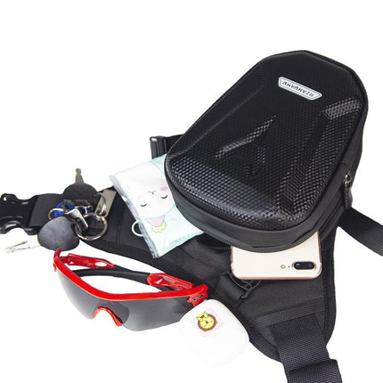 Men's Waterproof Leg & Waist Bag | Outdoor Cycling & Motorcycle | Versatile Design | Adjustable Straps | Multiple Compartments | Durable & Lightweight | Rugged Adventure Accessory
