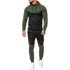 Men's Casual Two-Piece Set | Cardigan Style Sweatshirt with Trousers | Cotton-Blend Fabric | Autumn & Winter Wear | Long Sleeves | Relaxed Fit | Rich Seasonal Colors | Comfortable Lounge & Leisure Outfit