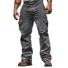 Men's Corduroy Cargo Pants | Straight-Leg Fit | Multi-Pocket Design | Solid Color | Durable & Warm Fabric | Versatile Style for Fall & Winter | Ideal for Casual & Outdoor Activities | Comfortable & Functional