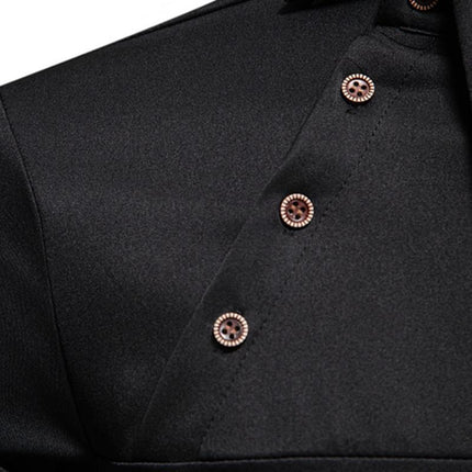 Men's Slim Fit Long Sleeve Shirt | Asymmetric Hem | Slanted Placket | Lapel Collar | Casual & Stylish | Premium Cotton Blend | Adjustable Cuffs | Versatile Dress Shirt for Men