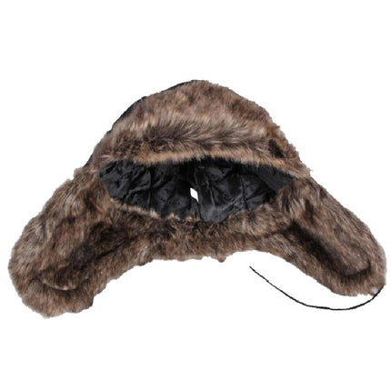Men's Winter Hat | PU Leather | Retro Style | Warm Earmuffs | Adjustable Fit | Water-Resistant | Durable | Vintage-Inspired | Outdoor Activities | Skiing | Hiking | Casual Wear | Cold Weather Accessory