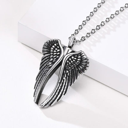 Angel Wings Necklace | Vintage Style | Collectible Jewelry | Casual Pendant Accessory
