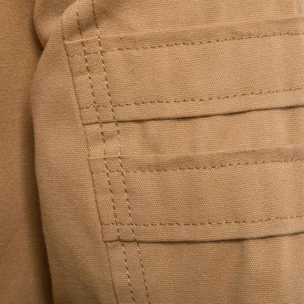 Men's Cargo Jacket | Washed Cotton | Hooded | Slim Fit | Patchwork Design | Casual Outerwear | Functional Pockets | Adjustable Hood | Stylish Streetwear | Rugged & Durable | Versatile Layering