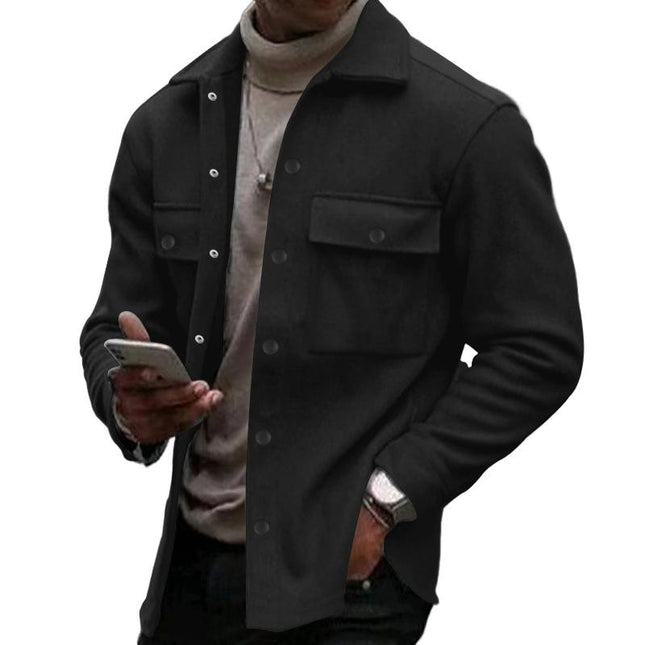 Men's Slim Fit Single Breasted Blazer | Solid Color Lapel | Long Sleeve | Tailored Classic Jacket | Versatile Outerwear for Formal & Casual Occasions | Comfortable & Durable Fabric
