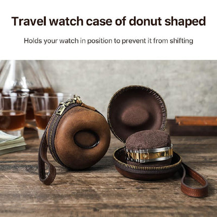 Men's Watch Storage Bag | Portable Travel Case | Durable & Lightweight | Multiple Compartment Organizer | Elegant Design | Secure Zipper | Luggage & Bags Accessory | Keep Watches Safe & Protected