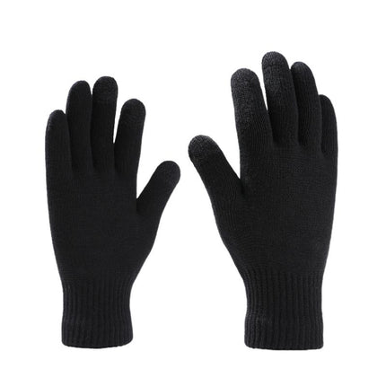 Men's Winter Knitted Set | Plus Velvet Hat Scarf Gloves | Warm & Cozy Fashion Accessories | 3-Piece Color Coordinated Set | Soft Velvet Lining | Durable & Stylish Winter Essentials