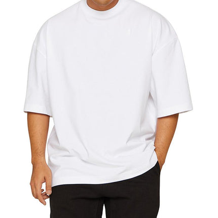 Men's Cotton Loose Fit Sports T-shirt | Solid Color | Round Neck | Pullover | Short Sleeve | Casual Fitness | Breathable | Comfortable | Spring Summer Autumn | Activewear