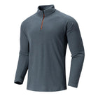 Men's Fleece Pullover Sweatshirt | Stand Collar with Half-Zip | Soft Warm Insulated Lining | Long Sleeves with Ribbed Cuffs | Durable Breathable Fabric | Casual Fashionable Design | Ideal for Layering