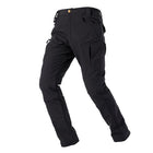 Men's Outdoor Windproof Waterproof Cargo Pants | Full-Length Outdoor Casual Pants | Durable Breathable Quick-Drying Fabric | Regular Fit with Adjustable Waist | Multiple Pockets | Ideal for Hiking Camping