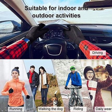 Warm Touch Screen Gloves | Non-Slip Winter Gloves | Thermal Smartphone Compatible Gloves | Unisex Cold Weather Gloves | Anti-Slip Design | Touchscreen Tech Gloves | Elastic Cuff | Outdoor Activities