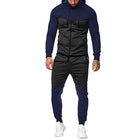 Men's Casual Two-Piece Set | Cardigan Style Sweatshirt with Trousers | Cotton-Blend Fabric | Autumn & Winter Wear | Long Sleeves | Relaxed Fit | Rich Seasonal Colors | Comfortable Lounge & Leisure Outfit