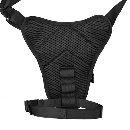 Men's Waterproof Leg & Waist Bag | Outdoor Cycling & Motorcycle | Versatile Design | Adjustable Straps | Multiple Compartments | Durable & Lightweight | Rugged Adventure Accessory