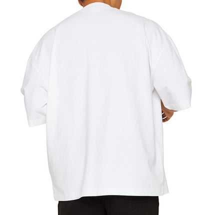 Men's Cotton Loose Fit Sports T-shirt | Solid Color | Round Neck | Pullover | Short Sleeve | Casual Fitness | Breathable | Comfortable | Spring Summer Autumn | Activewear