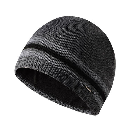 Men's Outdoor Hat | Warm Wool Acrylic Blend | Straight Brim | Flat Weave Round Top | Sun & Wind Protection | Hiking Camping | Color Options: Black, Navy Blue, Dark Gray, Charcoal Gray
