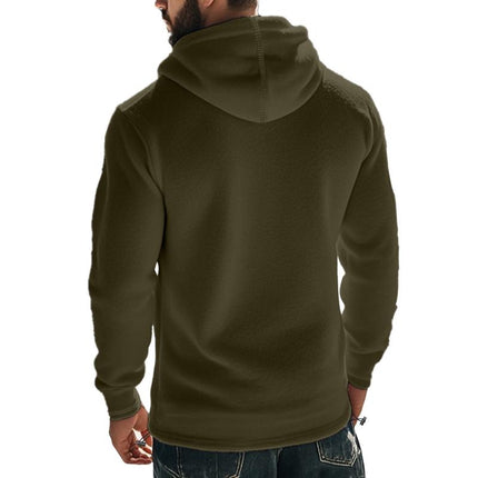 Men's Polar Fleece Hoodie | Long Sleeve Pullover | Casual Outdoor Wear | Soft Warm Fabric | Adjustable Hood | Kangaroo Pocket | Breathable & Quick-Drying | Relaxed Fit | Elastic Cuffs | Durability | Versatile Style