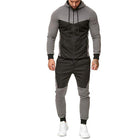 Men's Casual Two-Piece Set | Cardigan Style Sweatshirt with Trousers | Cotton-Blend Fabric | Autumn & Winter Wear | Long Sleeves | Relaxed Fit | Rich Seasonal Colors | Comfortable Lounge & Leisure Outfit