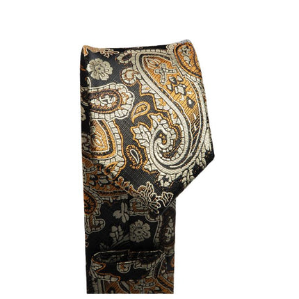 Men's Paisley Cashew Pattern Neck Tie | Stylish Business Casual | Elegant Design for Office & Events | High-Quality Fabric | Versatile Accessory for Men | Timeless Classic Style | Perfect Gift for Fashion-Forward Individuals