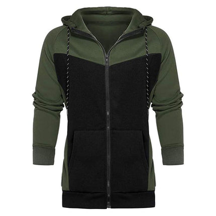 Men's Casual Two-Piece Set | Cardigan Style Sweatshirt with Trousers | Cotton-Blend Fabric | Autumn & Winter Wear | Long Sleeves | Relaxed Fit | Rich Seasonal Colors | Comfortable Lounge & Leisure Outfit