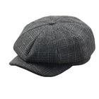 Men's Classic Check Octagonal Hat | Vintage Inspired | Timeless Style | Structured Design | Comfortable Fit | Breathable Fabric | Versatile Accessory | Modern Versatility | Elevate Casual & Formal Looks