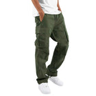 Men's Cargo Pants | Cotton Blend | Drawstring Waist | Multi-Pocket | Outdoor Casual | Relaxed Fit | Tapered Leg | Versatile Style | Easy Care | Various Sizes | Perfect for Everyday Adventures