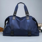 Men's Travel Bag | Large Capacity Duffel | Oxford Cloth | Zipper Closure | Storage | Plain Pattern | Horizontal Square Shape