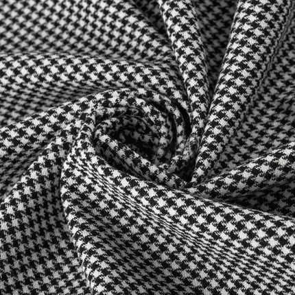 Men's Vintage Houndstooth Blazer | Double Breasted Wool Blend | Tailored Fit Formal Outerwear | Notched Lapel Collar | Classic Pattern | Full-Length Sleeves | Ideal for Fall & Winter | Sophisticated Style