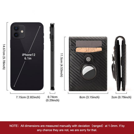 Men's Leather Wallet | Air Tag Compatible | Premium Leather | Multiple Card Slots | Spacious Bill Compartment | Slim Profile | Minimalist Design | High-Quality Construction | Organized & Stylish