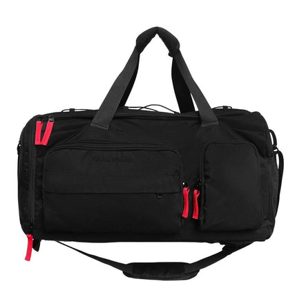 Men's Nylon Gym Bag | Wet and Dry Separation | Camping Travel Duffel | Large Capacity | Water-Resistant | Shoe Compartment | Adjustable Strap | Lightweight | Multi-Pocketed | Durable Luggage