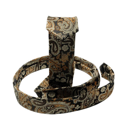 Men's Paisley Cashew Pattern Neck Tie | Stylish Business Casual | Elegant Design for Office & Events | High-Quality Fabric | Versatile Accessory for Men | Timeless Classic Style | Perfect Gift for Fashion-Forward Individuals