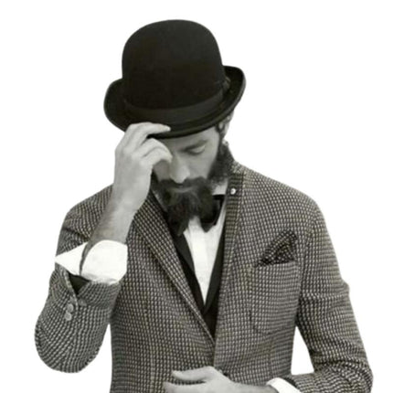 Men's Retro Jazz Hat | Classic British Style | Timeless Design | Premium Quality | Elegant Sophisticated Accessory | Stylish Brim | Versatile Fit | Durable Fabric | Smart Casual to Formal Wear