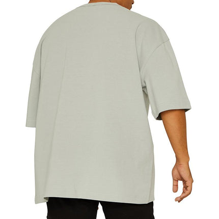 Men's Cotton Loose Fit Sports T-shirt | Solid Color | Round Neck | Pullover | Short Sleeve | Casual Fitness | Breathable | Comfortable | Spring Summer Autumn | Activewear