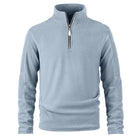 Men's Polar Fleece Sweatshirt | Retro Casual Style | Half Zip | Solid Color | Long Sleeve | Warm & Breathable | Ideal for Autumn & Winter | Versatile for Travel & Outdoor Activities | Fashionable Activewear