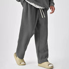 Men's Sweatpants | Solid Color | Elastic Waist | Drawstring | Straight Leg | Relaxed Fit | Soft Cotton Blend | Side Pockets | Casual Lounge | Versatile Style | Breathable Fabric | Multiple Sizes Available