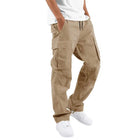 Men's Cargo Pants | Cotton Blend | Drawstring Waist | Multi-Pocket | Outdoor Casual | Relaxed Fit | Tapered Leg | Versatile Style | Easy Care | Various Sizes | Perfect for Everyday Adventures