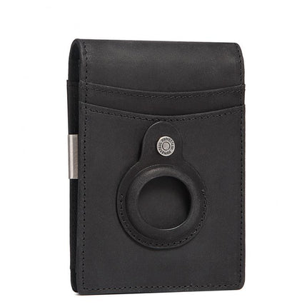 Men's Leather Wallet | Air Tag Compatible | Premium Leather | Multiple Card Slots | Spacious Bill Compartment | Slim Profile | Minimalist Design | High-Quality Construction | Organized & Stylish