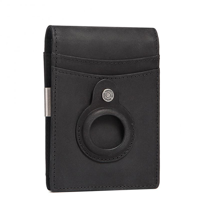 Men's Leather Wallet | Air Tag Compatible | Premium Leather | Multiple Card Slots | Spacious Bill Compartment | Slim Profile | Minimalist Design | High-Quality Construction | Organized & Stylish