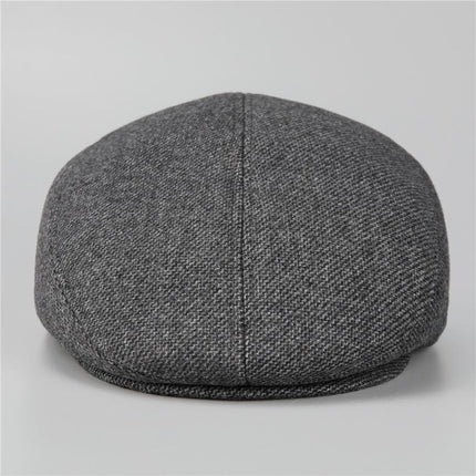 Retro Casual Beret | Warm Earmuff Hat | Fashionable Winter Headwear | Unisex Vintage Style | Cozy Fabric | Classic Design